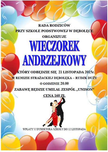 Zapraszamy na Wieczorek Andrzejkowy